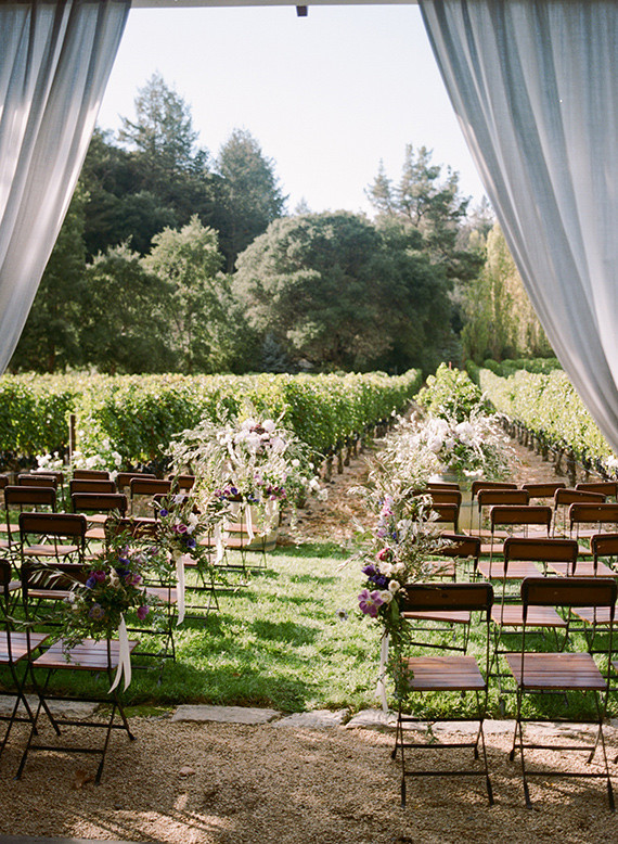 California vineyard wedding