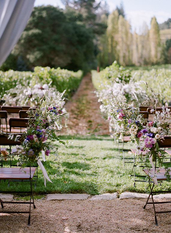 California vineyard wedding
