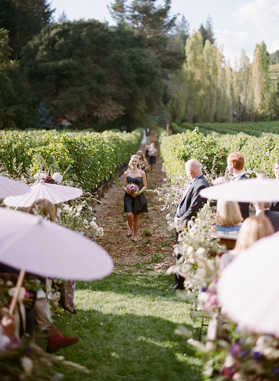 California vineyard wedding