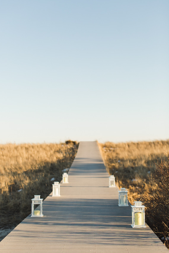Early spring beach proposal