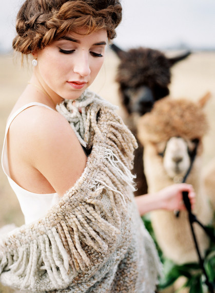 Loose braid bridal hair