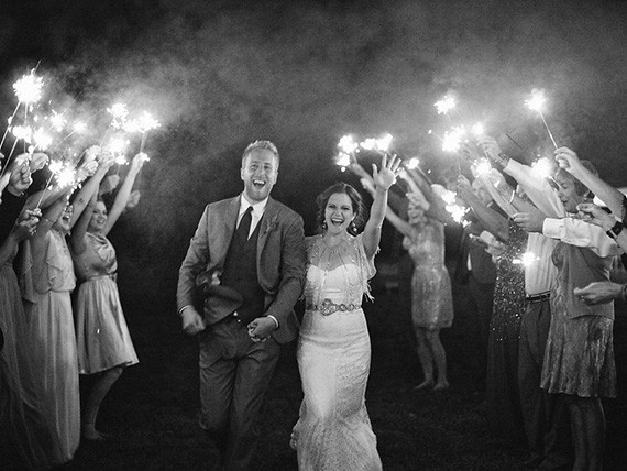 Sparkler send off