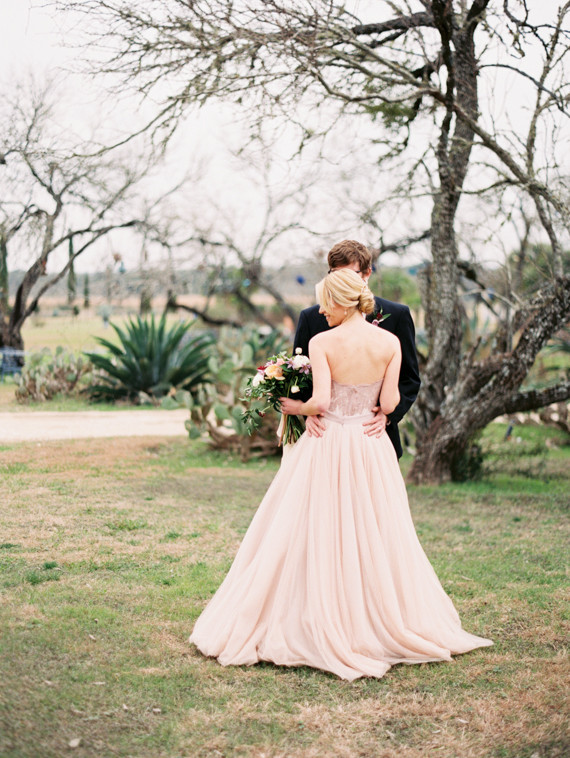 Spring garden editorial portrait
