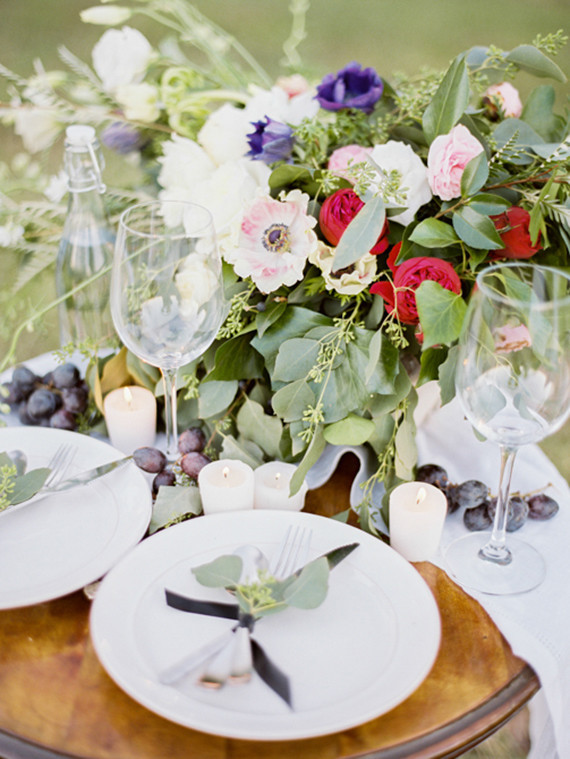 Tuscany bridal inspired tablescape