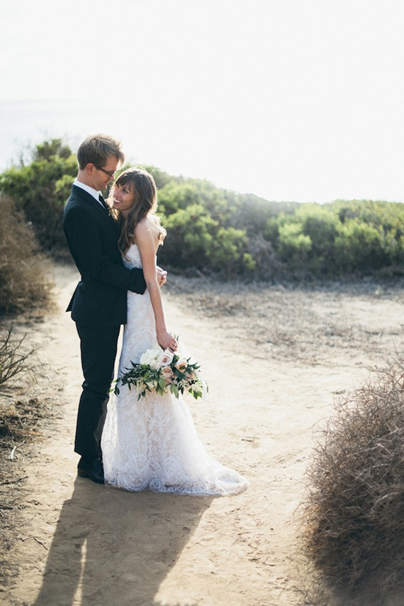Elegant San Diego wedding portrait
