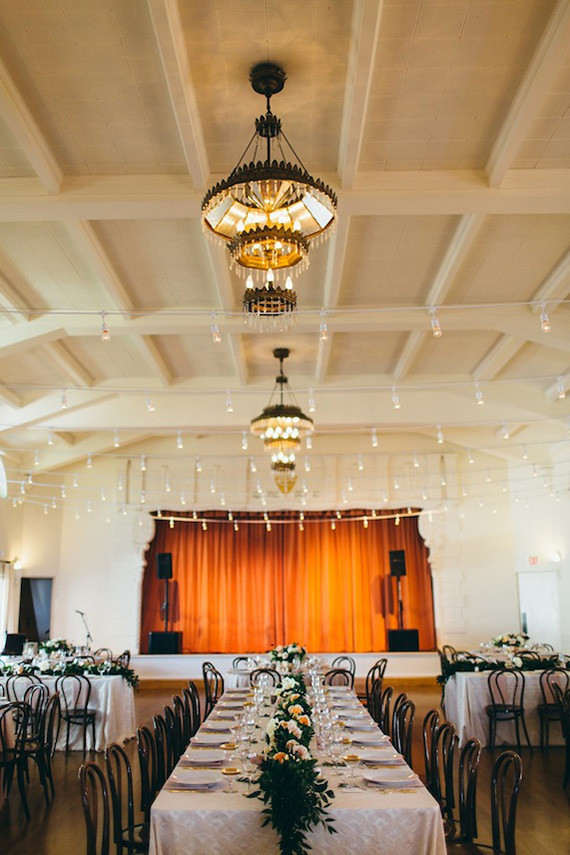 Elegant wedding tablescape