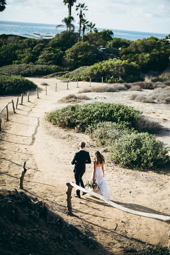 Elegant San Diego wedding portrait