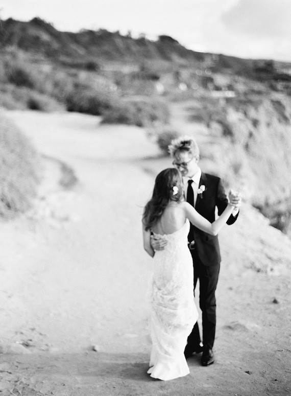 Elegant San Diego wedding portrait