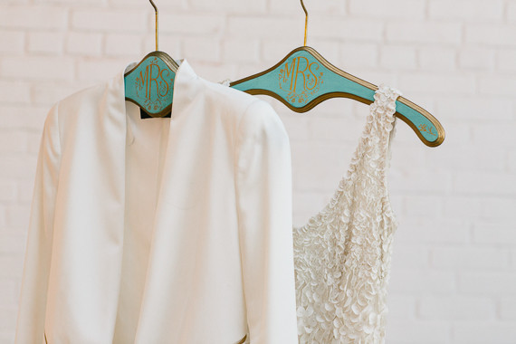 White sparkly wedding dress