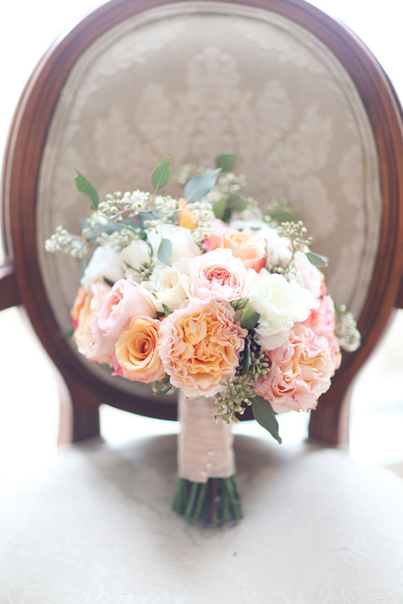 Peach bouquet