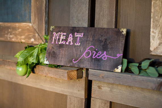 Wooden signage