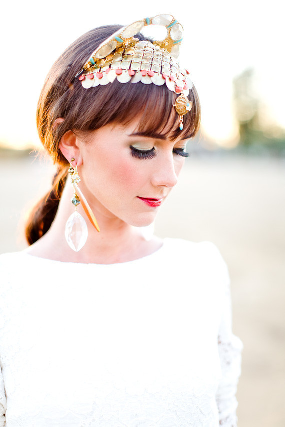 Rustic Moroccan headpiece
