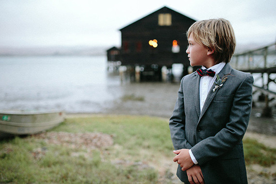 Groomsmen in grey suit