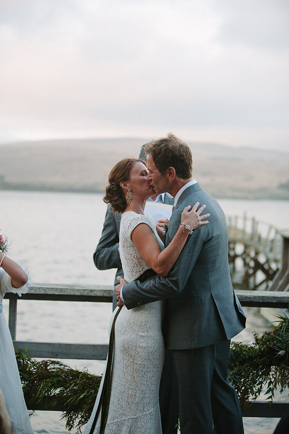 Outdoor wedding portrait