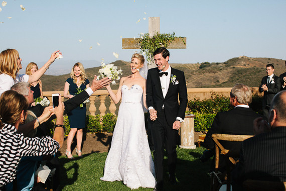 Outdoor wedding portrai