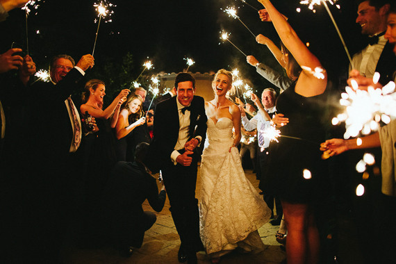 Sparkler send off