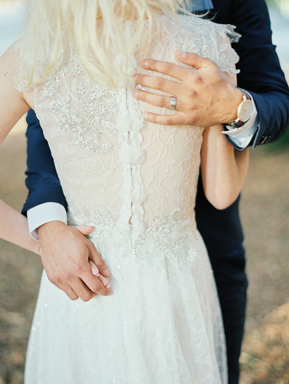 Wedding dress backing