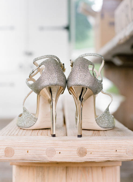 Silver shoes