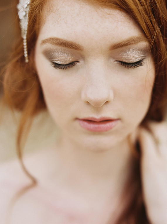 Relaxed bridal hair
