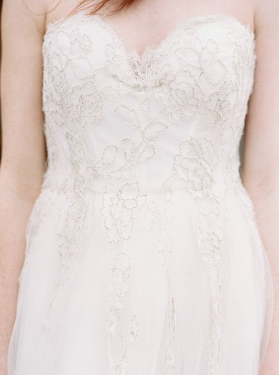 Lace Sarah Seven wedding dress