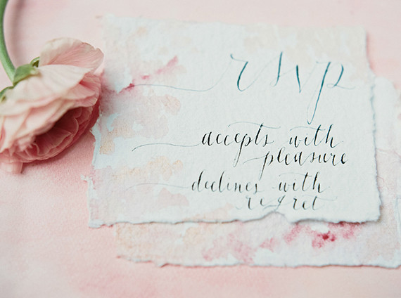 Watercolor invitations