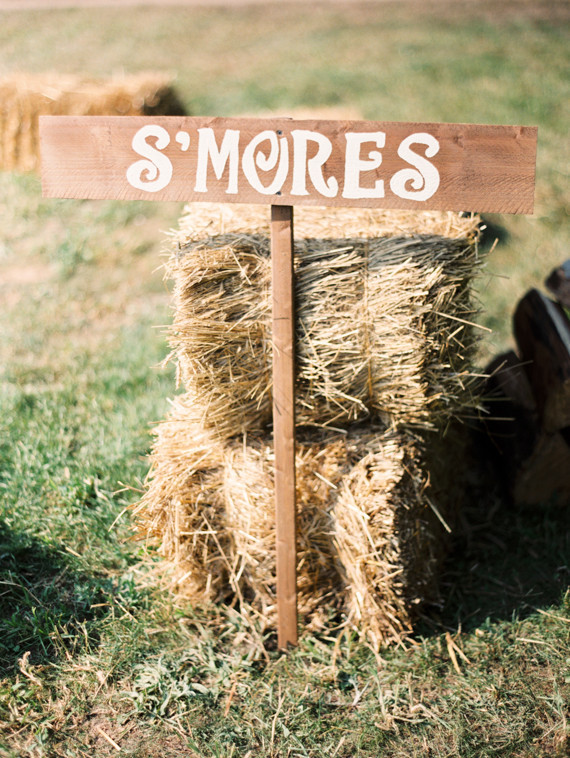 S'mores wood signage