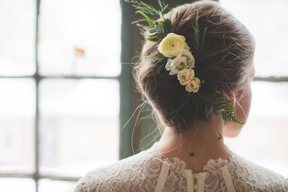 Flower hairstyle