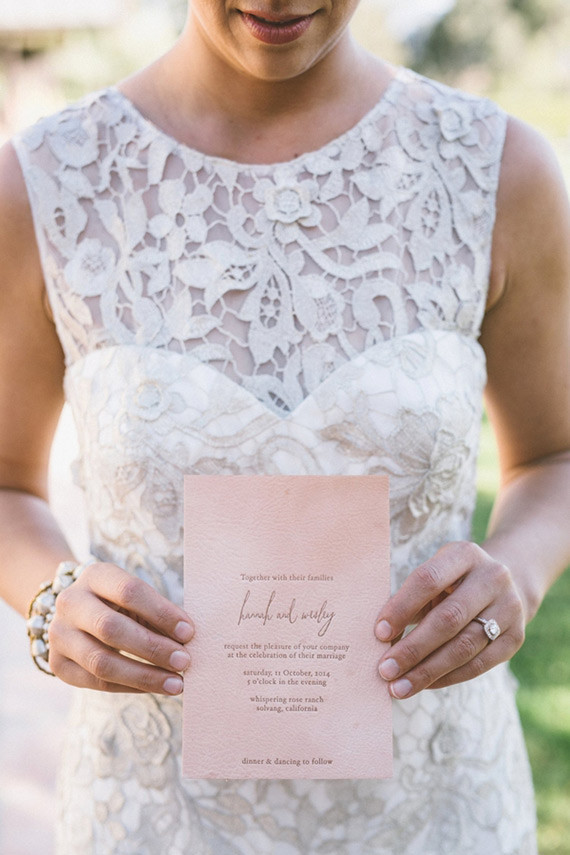 Pink Summer Wedding Invitation
