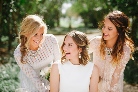 Louisiana garden bridal luncheon