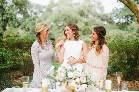 Louisiana garden bridal luncheon