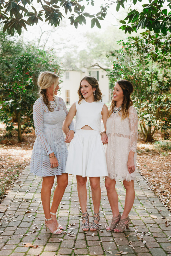 Louisiana garden bridal luncheon