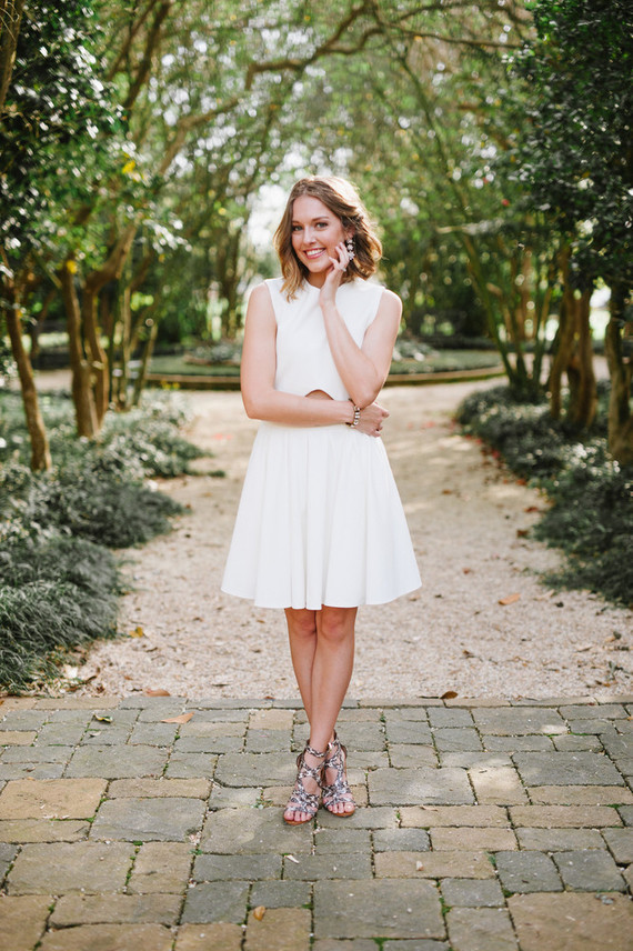 Louisiana garden bridal luncheon