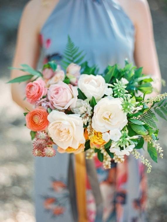 Floral bridesmaid dresses