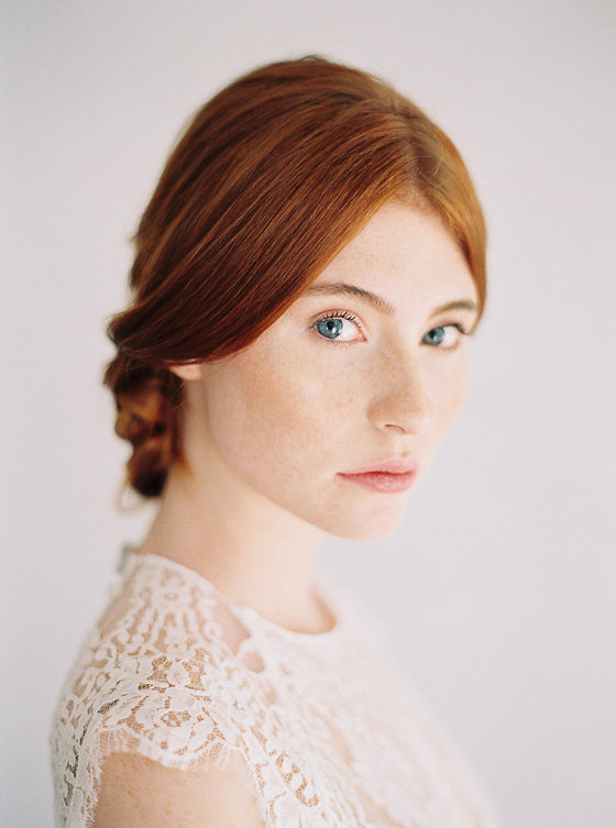Low twisted updo