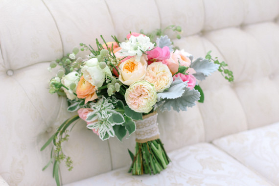 Yellow garden roses