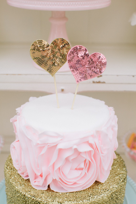 Heart Cake Topper Inspiration
