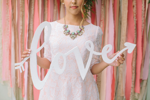 Calligraphy love sign