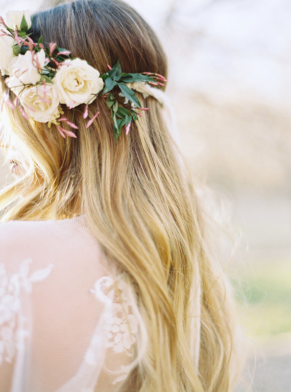 Flower crown with jasmine
