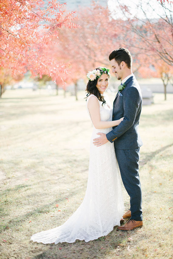 Outdoor Oklahoma Wedding Portrait