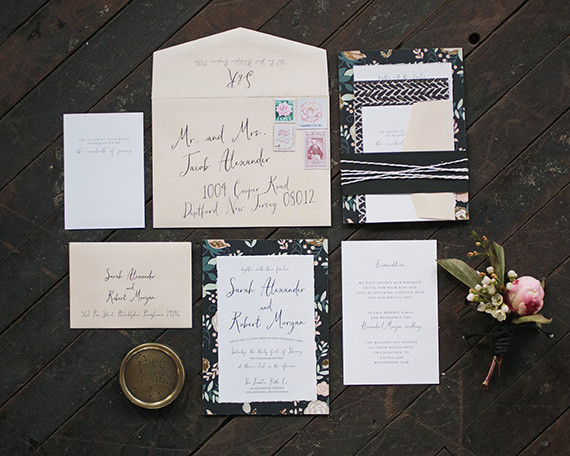Industrial Wedding Invitations Inspiration