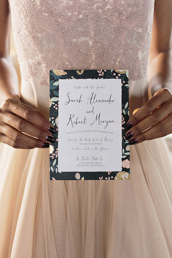 Industrial Wedding Invitation Inspiration