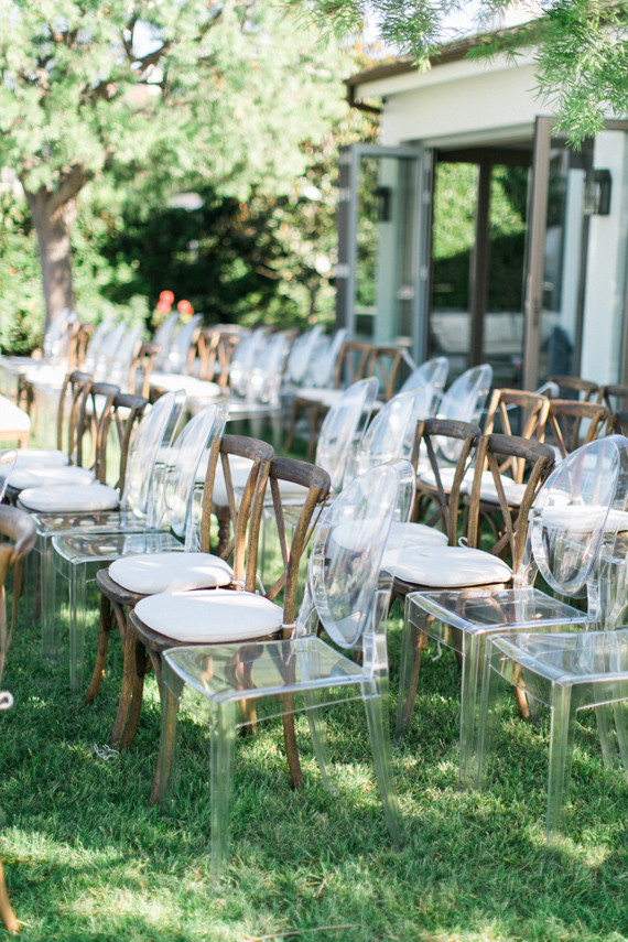 Modern Nautical Wedding Ceremony Seating