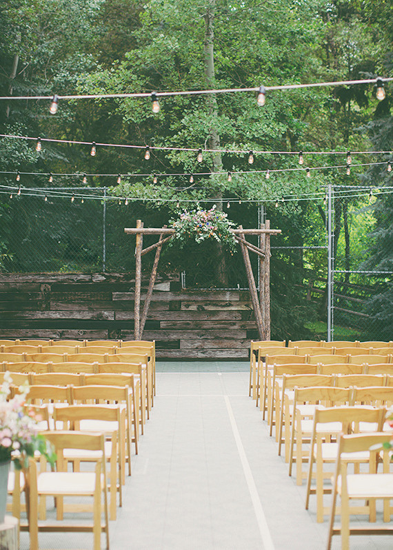 Backyard Utah Wedding Ceremony Inspiration