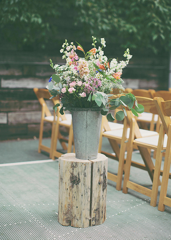 Backyard Utah Wedding Flowers
