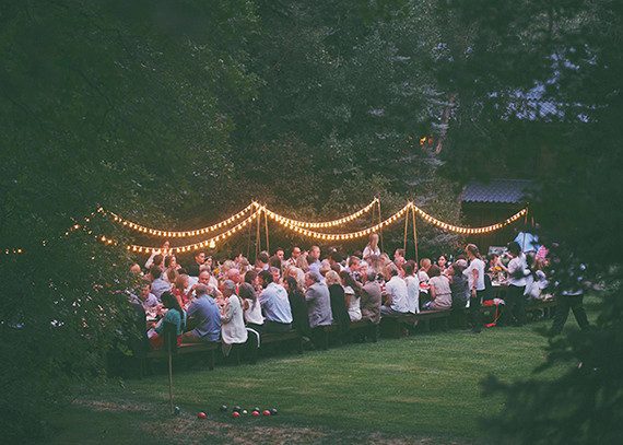 Backyard Utah Wedding Reception