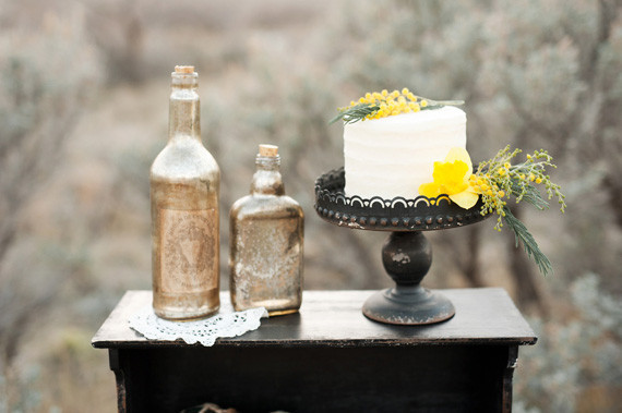 Volkswagen Bus Editorial Vintage Wedding Cake Inspiration