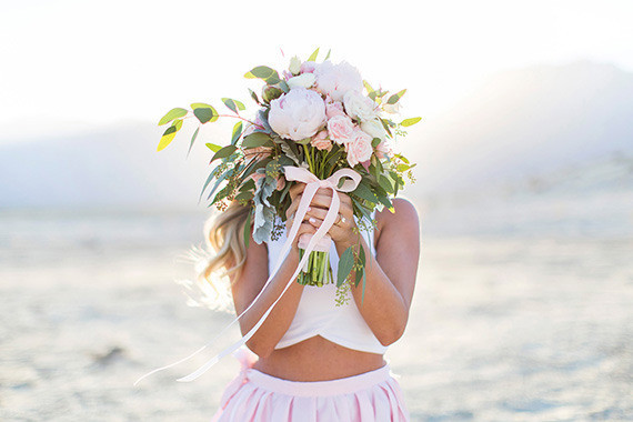 Pink and white bouquet