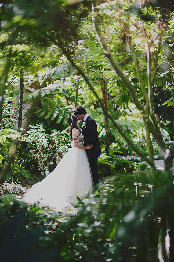 Jewish Bel Air Wedding Portrait