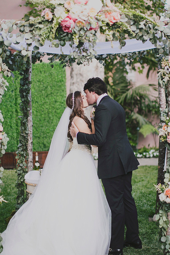 Jewish Bel Air Wedding Portrait