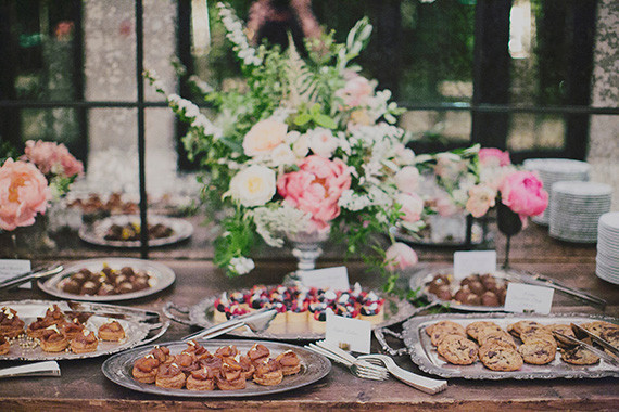 Wedding food and drink